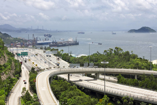 在香港的公路