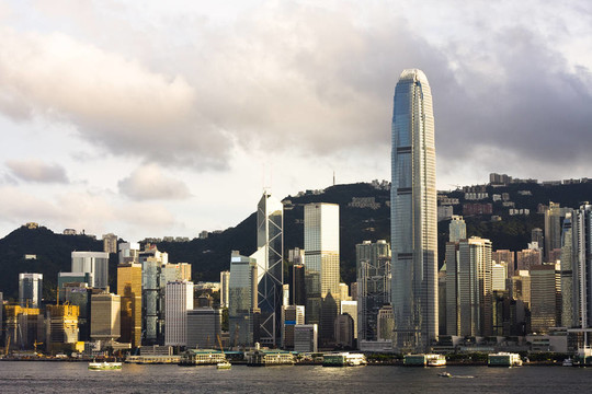 香港的日落