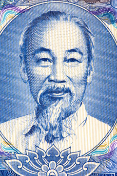 在紙幣Ho Chi Minh