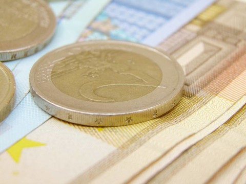 歐元貨幣紙幣和硬幣
