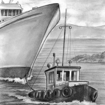拖曳船Cruise Ship