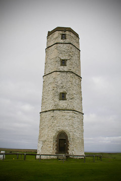 古老的燈塔；Flamborough