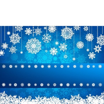 圣誕雪花圣誕賀卡。EPS 8