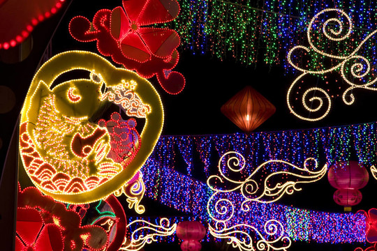 中國新年街裝飾