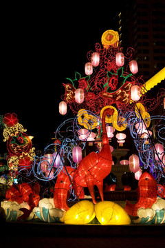 中國(guó)新年街裝飾