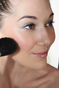 漂亮的Young Makeup Lady