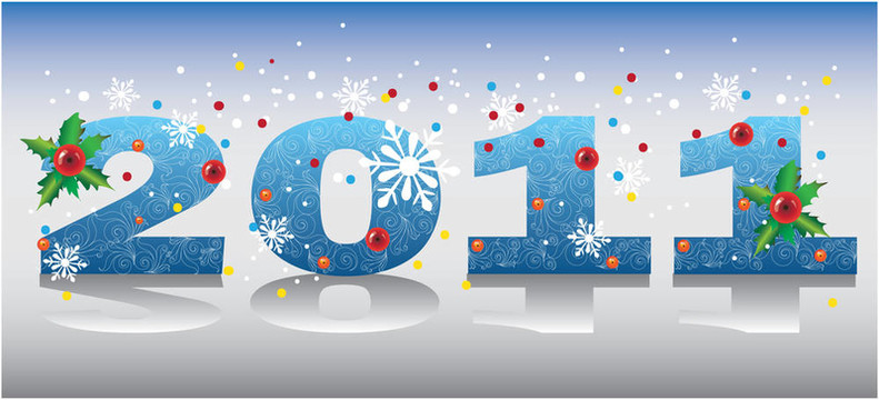 新年2011插畫(huà)