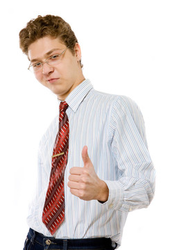 年輕的商人