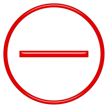 3D減法符號(hào)