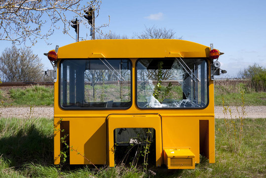 廢棄的火車車廂