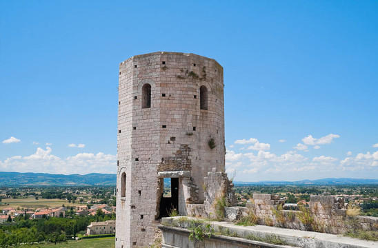 Properzio塔。Spello。翁布里亞大區(qū)。