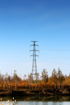 熱電廠 電塔 鐵塔