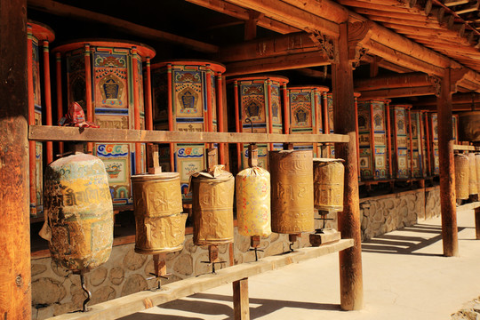 阿柔大寺 佛寺 門 祁連 寺院