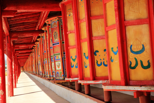 阿柔大寺 佛寺 門 祁連 寺院