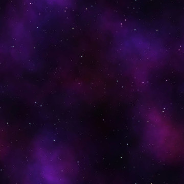 星星在太空中