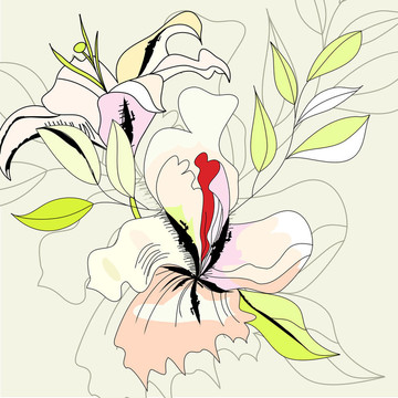 鮮花賀卡