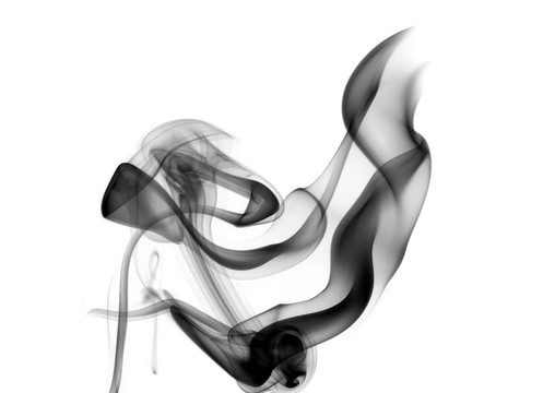 抽象。白色煙霧圖案