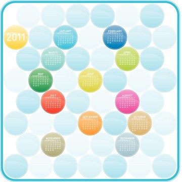 2011豐富多彩的日歷