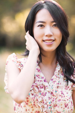 美麗的亞洲女子