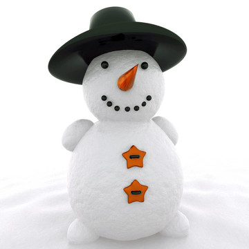 3D雪人