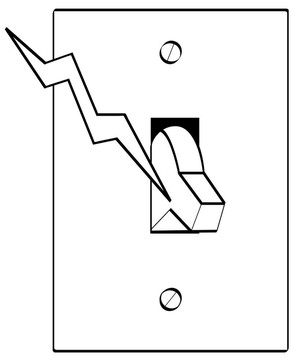 帶螺栓的電燈開(kāi)關(guān)
