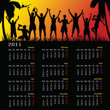 2011年度日歷