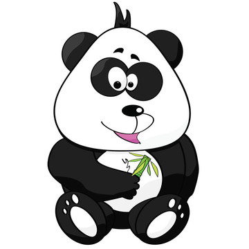 卡通熊貓