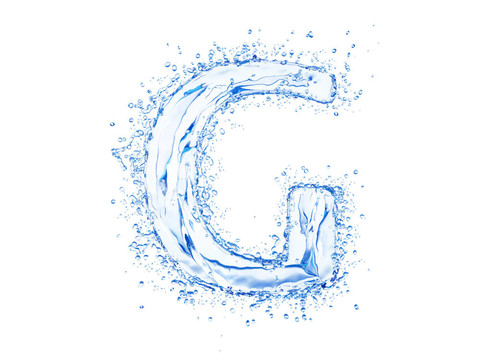 水濺字母G