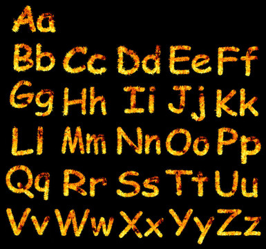 火熱的字母