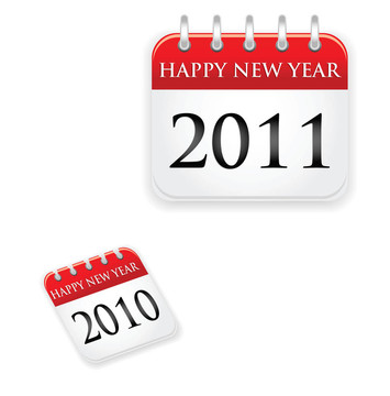 日歷2011和2010年