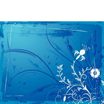 摘要花框