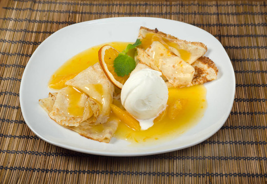甜點(diǎn)-冰淇淋煎餅