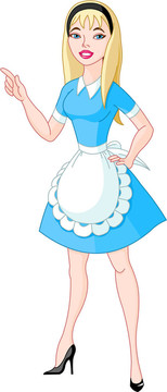 性感的女服務(wù)員
