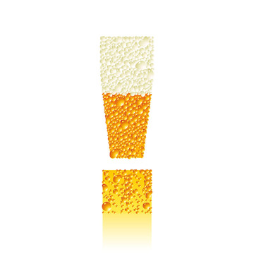 字母的啤酒！