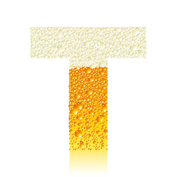 字母T啤酒