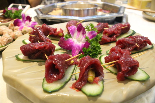 嫩牛肉 肥牛 火鍋配菜