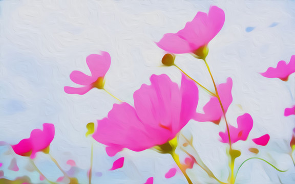 油畫蘭花