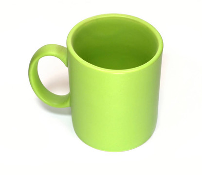淡綠色空茶杯
