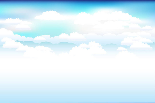 藍色天空和云彩