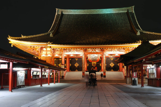 淺草寺的夜晚