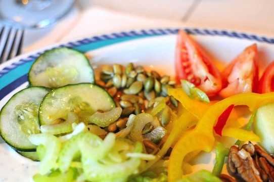 混合蔬菜和沙拉菜
