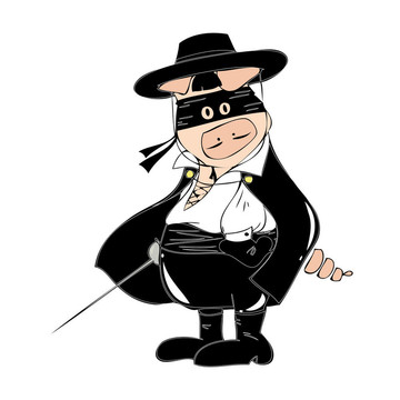 Zorro Pig。