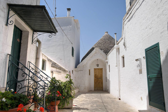 特魯利。阿爾貝羅貝洛。Apulia。