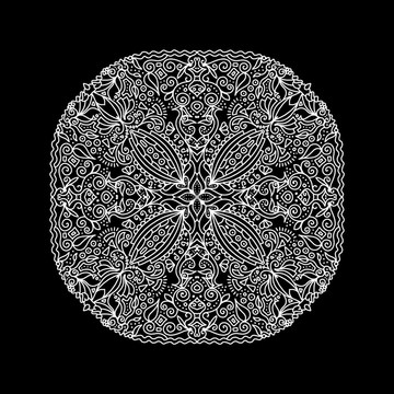 詳細(xì)的白色裝飾