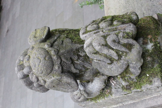 獅子 石獅子 石獅 石像 小獅