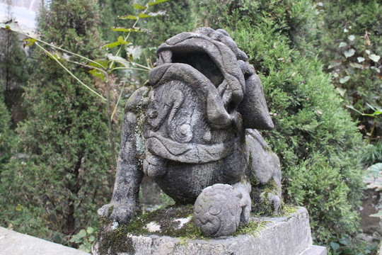 獅子 石獅子 石獅 石像 小獅