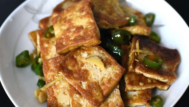 油煎豆腐
