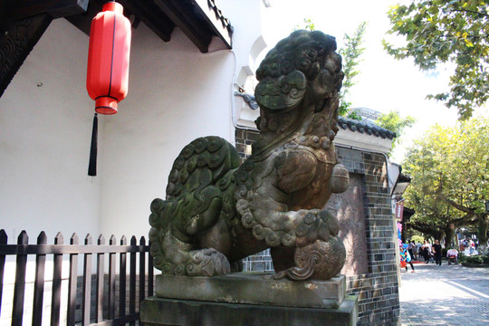 獅子 石獅子 石獅 武侯祠