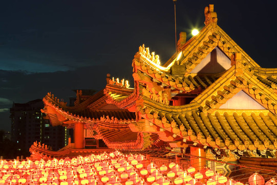 中華寺黃昏