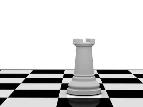國際象棋棋盤上的白色